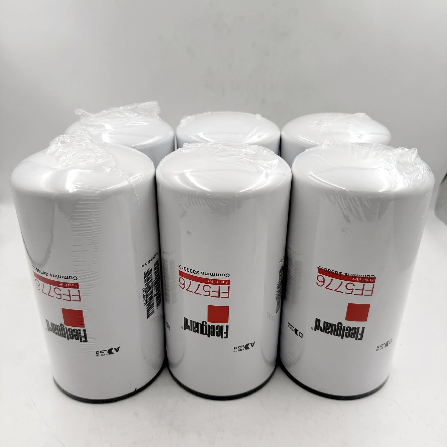 Fleetguard FF5776 Fuel Filter 6-Pack | OEM for Cummins ISX ISX15 QSX | Replaces 2893612